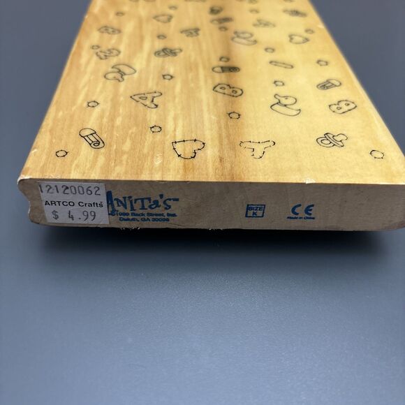 BABY SHOWER Themed Rubber Stamps Vintage Inkadink Stampin Up Anita’s 4 stamps - Picture 3 of 16